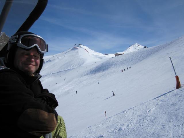 Markus im Sessellift Kristiania (22. M&auml;rz)