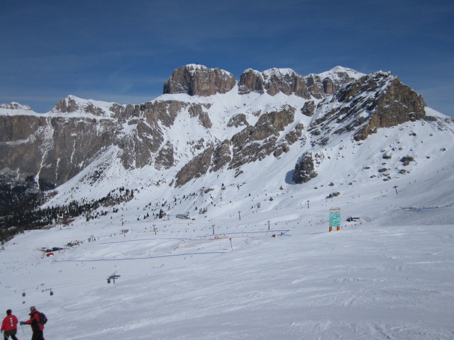 von der Bergstation des Sessellift Kristiania Richtung Norden (22. M&auml;rz)