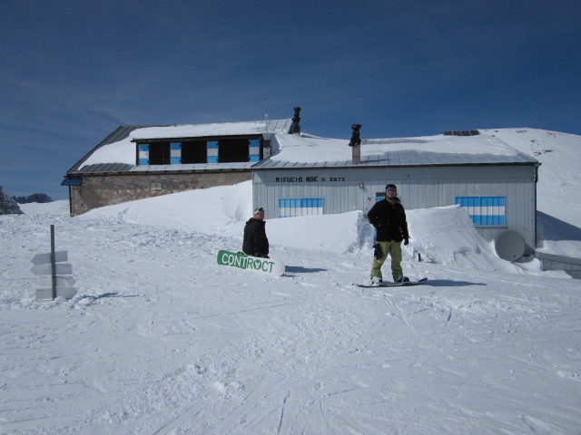 Markus bei der Bamberger H&uuml;tte, 2.871 m (22. M&auml;rz)