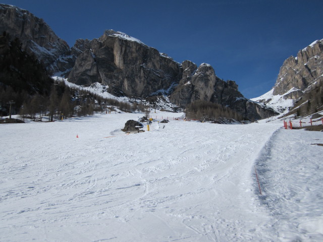 von der Talstation der Umlaufbahn Col Pradat Richtung Nordwesten (22. M&auml;rz)