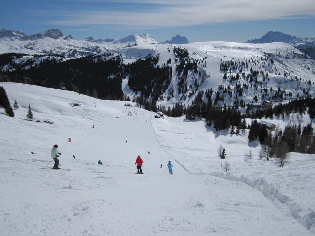 Piste des Sessellifts Costoratta (23. M&auml;rz)