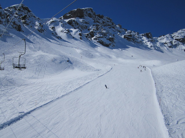 Piste Padon 1 vom Sessellift Padon 1&deg; aus (23. M&auml;rz)