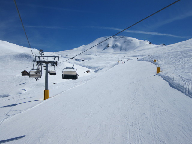 Piste Orsa Maggiore vom Sessellift Orsa Maggiore aus (24. M&auml;rz)