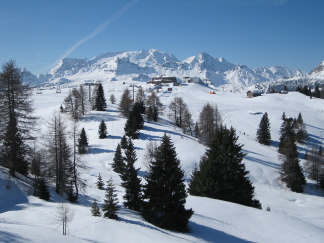Sessellift Pre Ciablun vom Sessellift Braia Fraida aus (25. M&auml;rz)