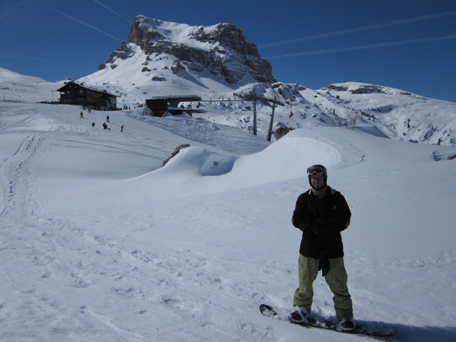 Markus neben der Piste Potor (25. M&auml;rz)