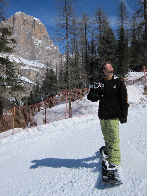 Markus auf der Piste Potor (25. M&auml;rz)