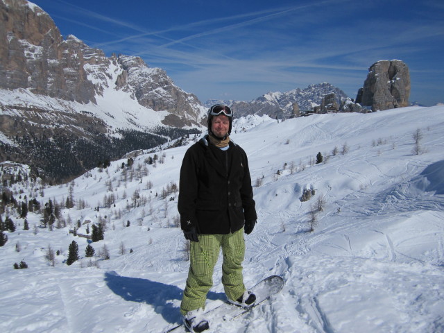 Markus neben der Piste Potor (25. M&auml;rz)