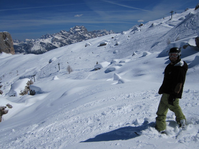 Markus neben der Piste Potor (25. M&auml;rz)