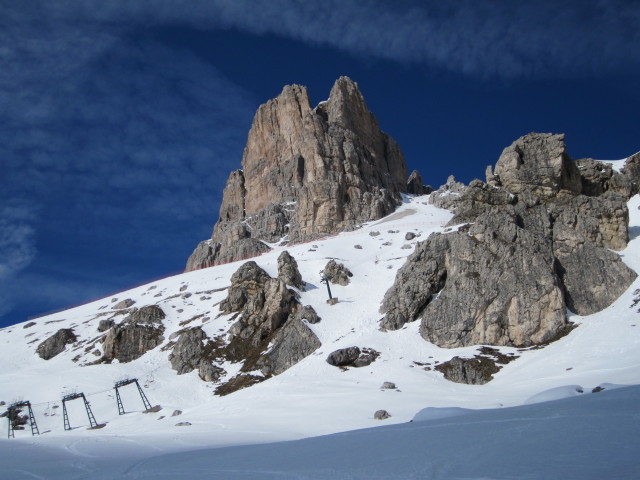 Sessellift Fedar&egrave;/Forc.Nuvolau (25. M&auml;rz)