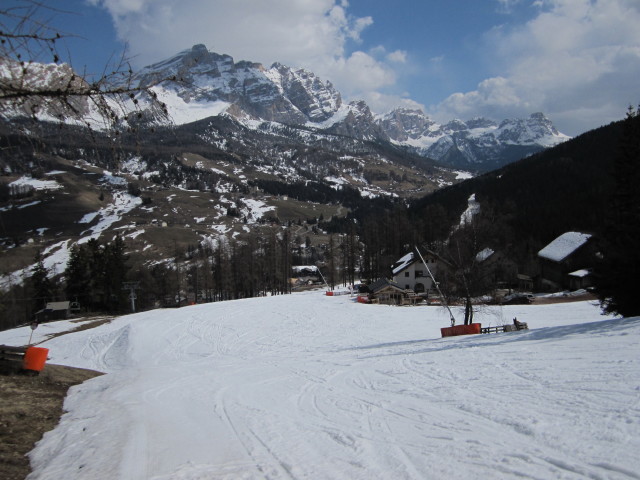 Piste des Sessellifts Gardenazza (26. M&auml;rz)