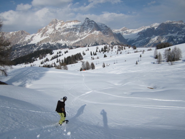 Markus neben dem Sessellift Biok (26. M&auml;rz)
