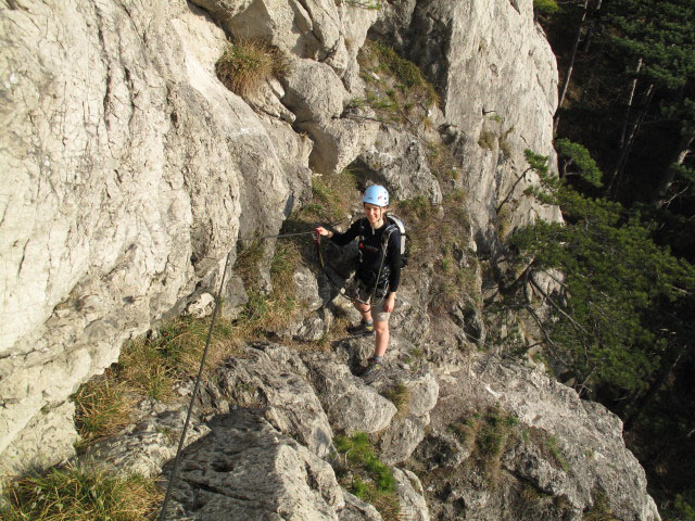 Katarina vor dem sch&ouml;nen Quergang