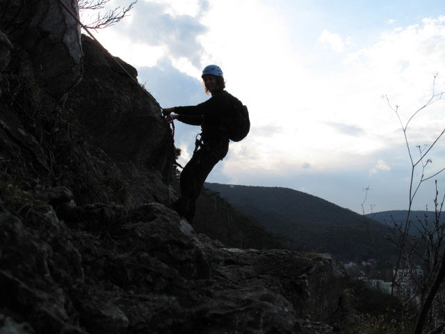 Doris im luftigen Quergang