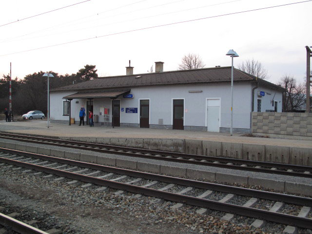 Bahnhof St. Egyden, 326 m (11. M&auml;rz)
