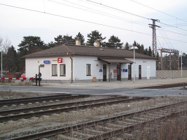 Bahnhof St. Egyden, 326 m (11. M&auml;rz)