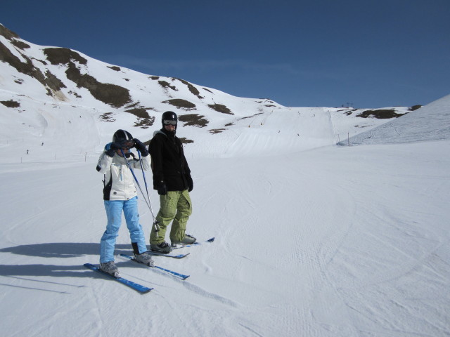 Mama und Markus auf der Piste 71 (11. Apr.)