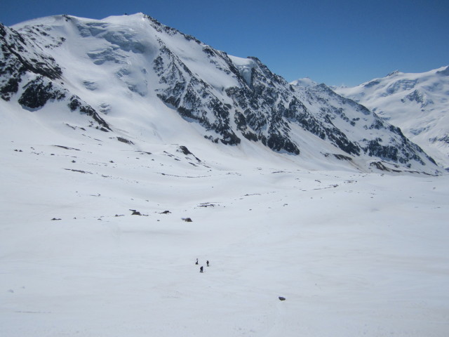 Doris, Christoph und Eva im Val di Rosole (18. Apr.)