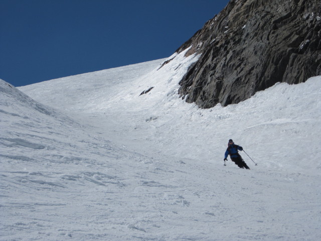 Christoph am Ghiacciaio dei Forni (21. Apr.)