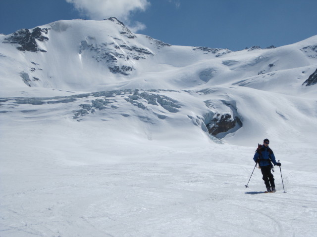 Christoph am Ghiacciaio dei Forni (22. Apr.)