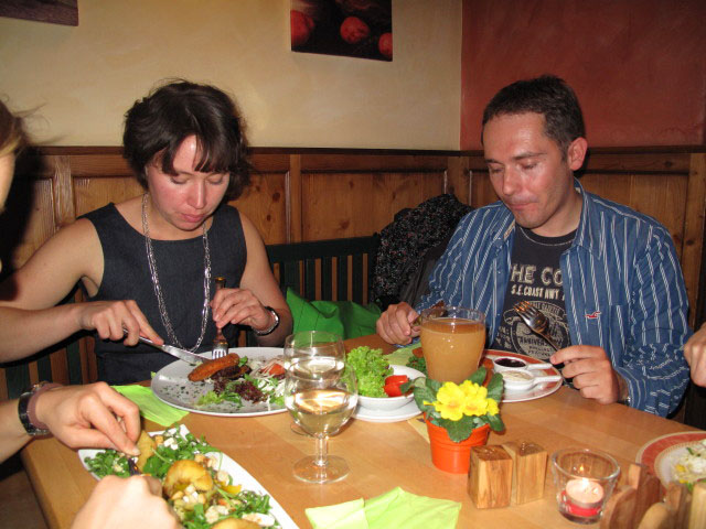 Eva und Udo im 'Jonathan & Siegline'