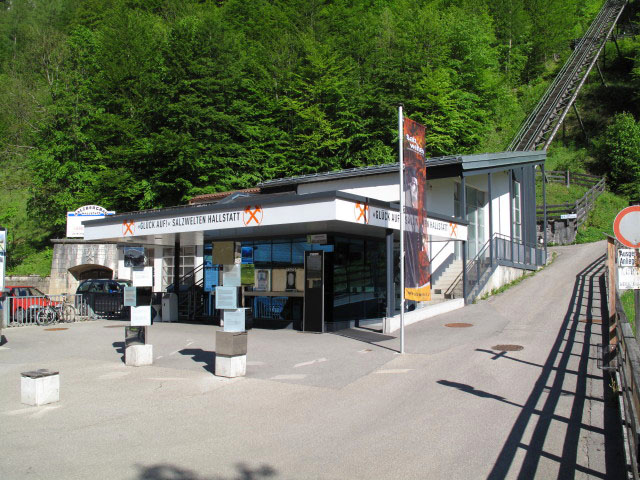 Talstation der Hallst&auml;tter Salzbergbahn, 513 m