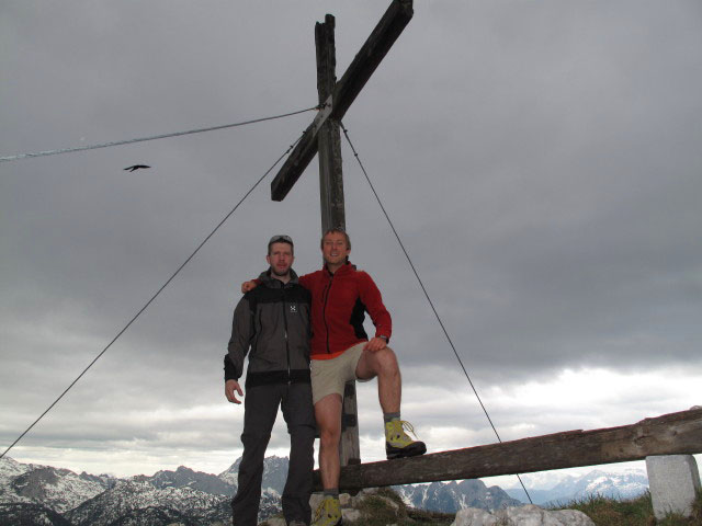 Norbert und ich am Plassen, 1.953 m