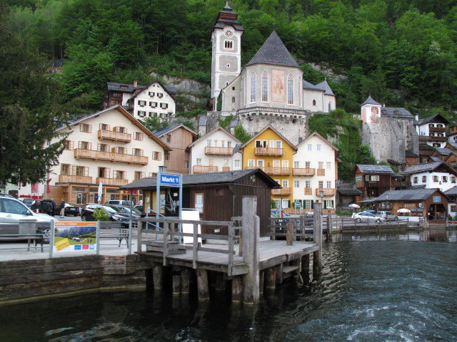 Hallstatt vom Hallst&auml;tter See aus