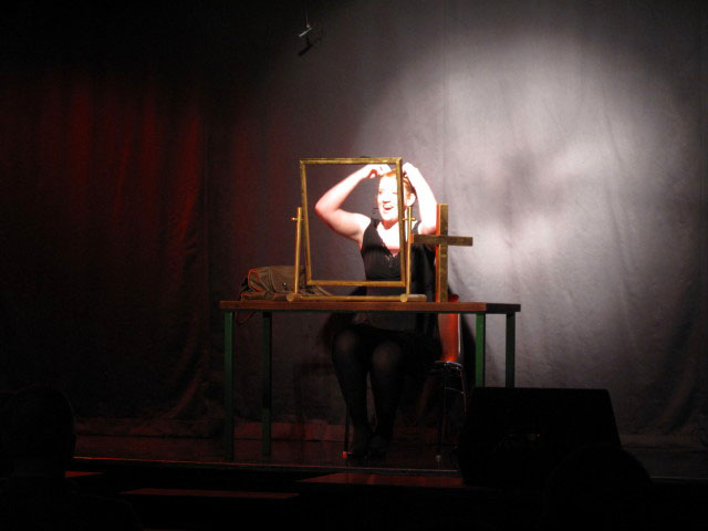 Julia in der De La Salle Schule