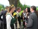 Marlies, Andreas, Isabella und ? bei St. Anna, 726 m (21. Mai)