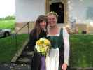 Christina und Marlies bei St. Anna, 726 m (21. Mai)