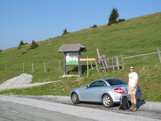 Ich auf der Panoramastra&szlig;e Teichalm
