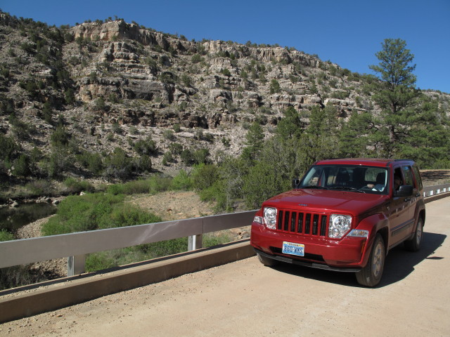 Papa am Chevelon Crossing Jeeptrail (25. Mai)
