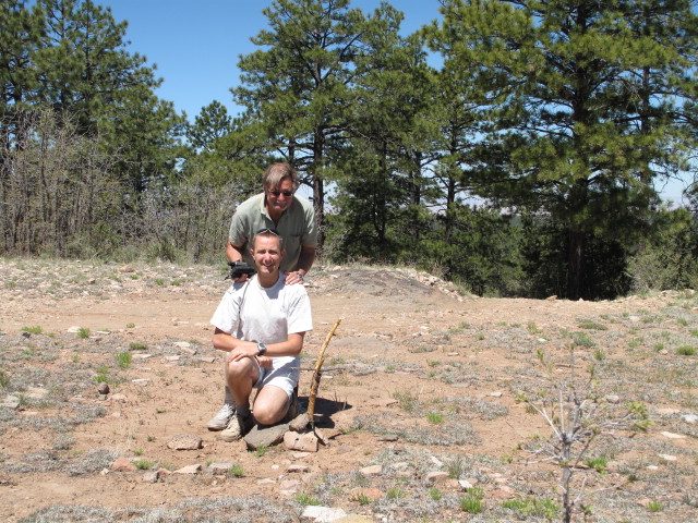 Ich und Papa am Fluted Rock, 2.531 m (27. Mai)