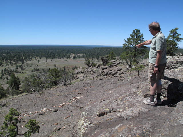 Papa am Fluted Rock, 2.531 m (27. Mai)