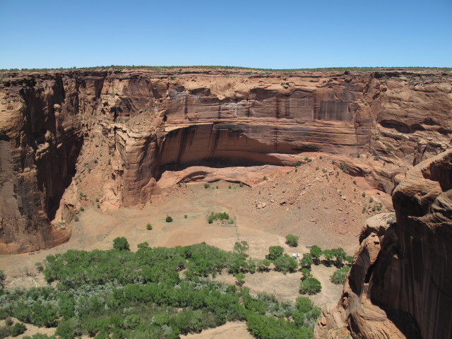 Canyon de Chelly vom Sliding House Overlook im Canyon de Chelly National Monument aus (27. Mai)