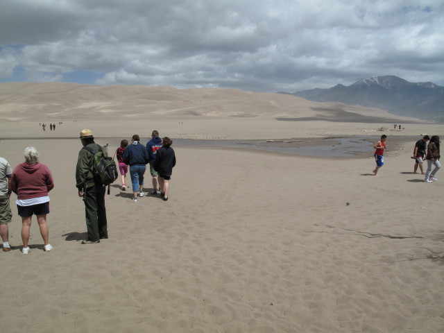 Medano Creek im Great Sand Dunes National Park (30. Mai)