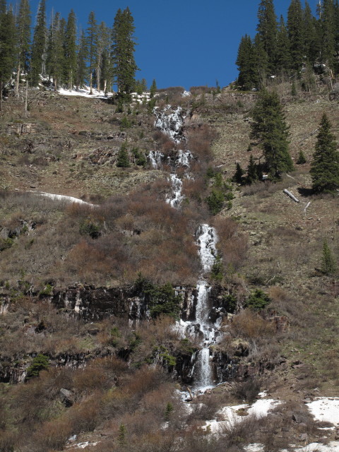 neben dem Columbus Mine Jeeptrail zwischen Gold King Mill und Abzweigung Kennebec Pass Jeeptrail (31. Mai)