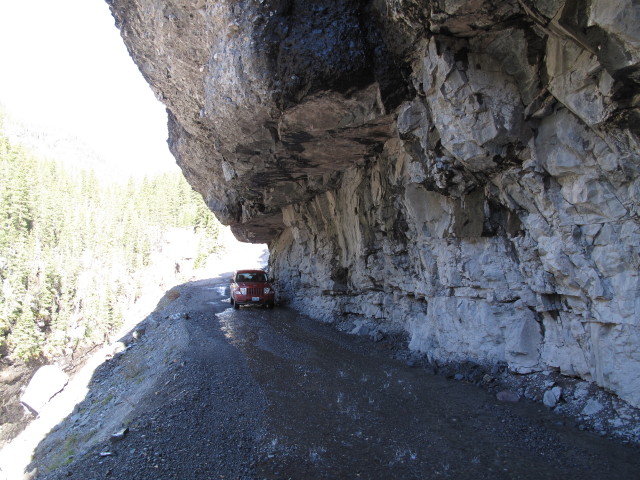 Yankee Boy Basin Jeeptrail zwischen Sneffels und Thistledown (3. Juni)