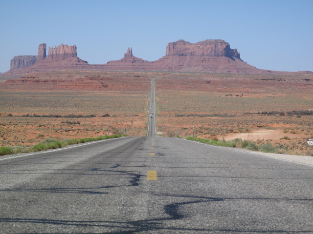 US 163 im Monument Valley (4. Juni)