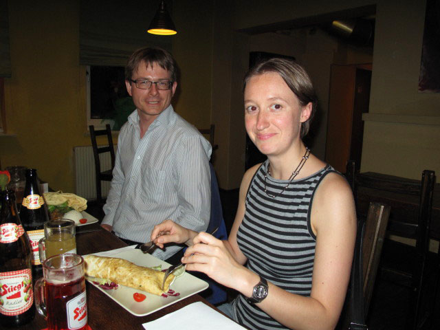 Stefan und Carmen im 'Futterboden'