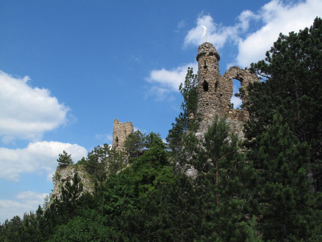 Ruine T&uuml;rkensturz, 610 m