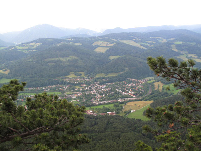 Payerbach von der Jubil&auml;umsaussicht aus