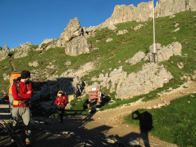 Christoph und Gudrun bei der Rotwandh&uuml;tte, 2.280 m (25. Juni)