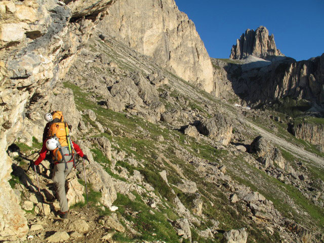 Christoph auf Weg 541 zwischen Rotwandh&uuml;tte und Weg 551 (25. Juni)