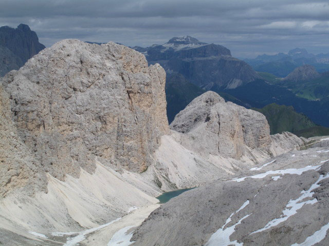 Valon de Antermoa vom Kesselkogel-Klettersteig aus (25. Juni)