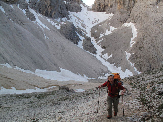 Christoph auf Weg 3A zwischen Weg 11 und Weg 11A (26. Juni)
