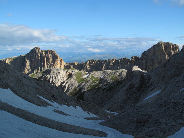 Roterdspitz und Gro&szlig;er Rosszahn von Weg 3A aus (26. Juni)