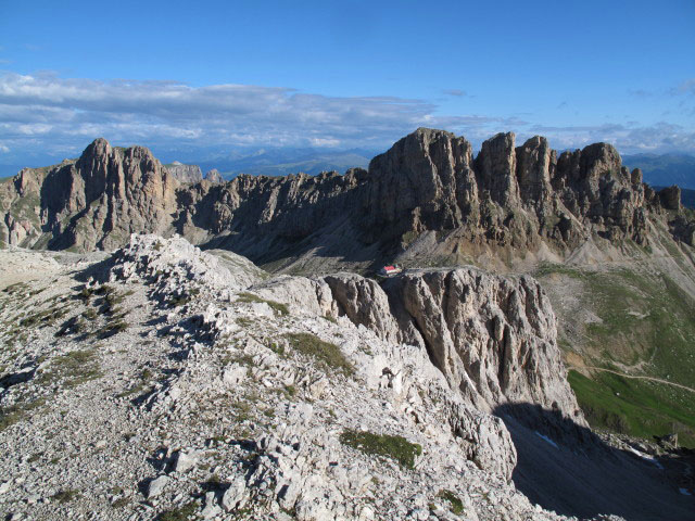 Roterdspitz und Gro&szlig;er Rosszahn von Weg 3A aus (26. Juni)