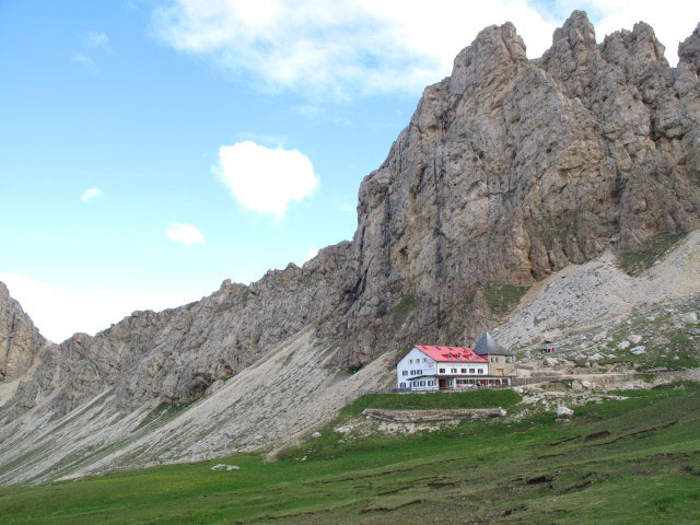 Tierser Alpl-H&uuml;tte, 2.440 m (26. Juni)