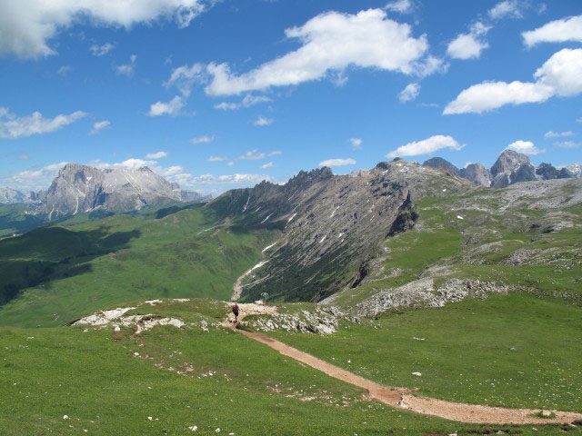 Touristensteig vom Gamssteig aus (26. Juni)